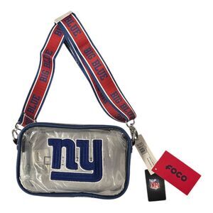 FOCO NFL Clear Cross Body Stadium Compliant Camera Bag - Woven NY Giants